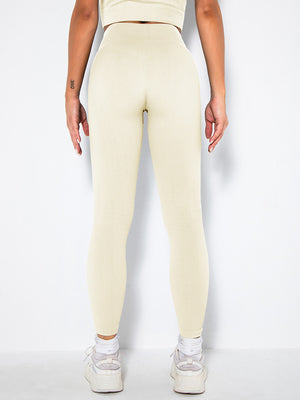 Fashi Glow Butt Lifting Yoga Leggings – High Waist Tummy Control Ruched Booty Pants,