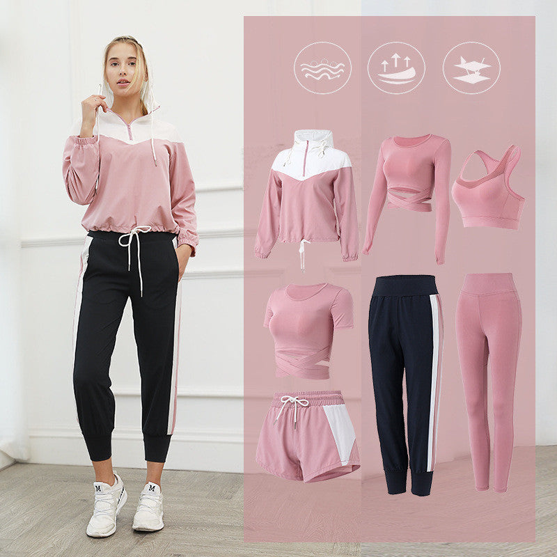 Fashi Glow Plus Size Quick-Dry Yoga Set  Women’s 2-Piece Fitness Suit for Running,