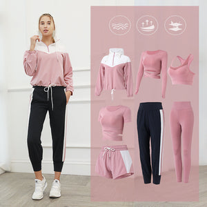 Fashi Glow Plus Size Quick-Dry Yoga Set  Women’s 2-Piece Fitness Suit for Running,