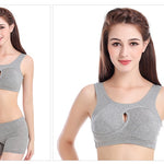 Fashi Glow Cotton Anti-Expansion Anti-Sag Sports Bra