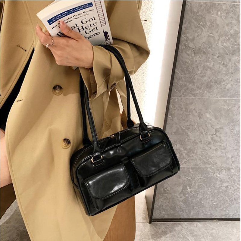 Fashi Glow Multi-Pocket Design Shoulder Bag