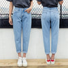 Fashi Glow High Waist Slimming Harem Jeans  Women's Vintage