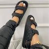 Fashi Glow Women's Velcro Beach Sandals Adjustable, Lightweight, Non-Slip Summer