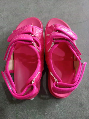 Fashi Glow Women's Velcro Beach Sandals Adjustable, Lightweight, Non-Slip Summer