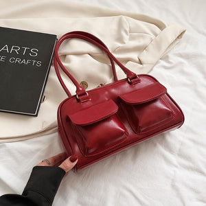 Fashi Glow Multi-Pocket Design Shoulder Bag