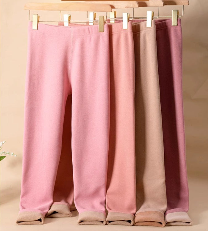Fashi Glow Warm Cashmere Leggings  Winter Slim Fit Thermal Pants for Women’s