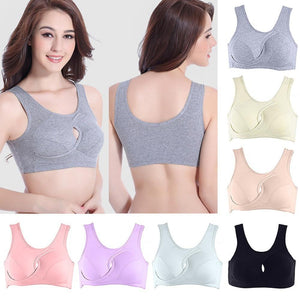 Fashi Glow Cotton Anti-Expansion Anti-Sag Sports Bra