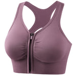 Fashi Glow Shockproof Push-Up Sports Bra – Plus Size, High Support, Breathable Fit for Running, Yoga & Intense Workouts