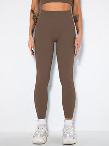 Fashi Glow Butt Lifting Yoga Leggings – High Waist Tummy Control Ruched Booty Pants,