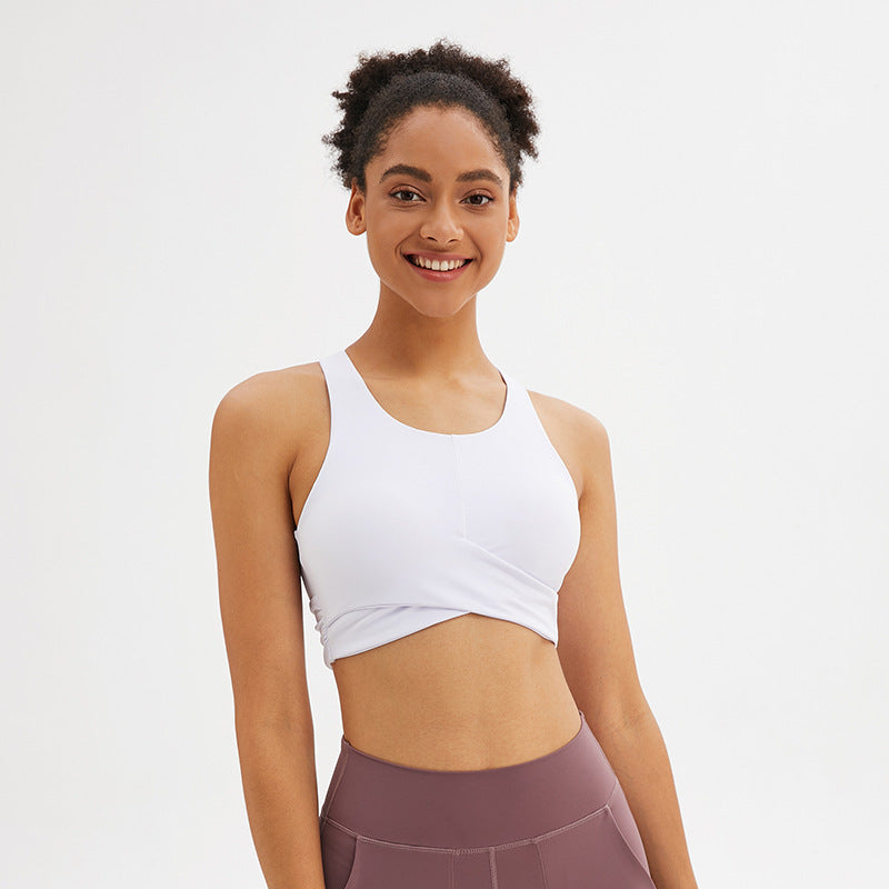 Fashi Glow Beauty Back Hollow Sports Bra – Stylish, Breathable, Supportive Underwear for Yoga