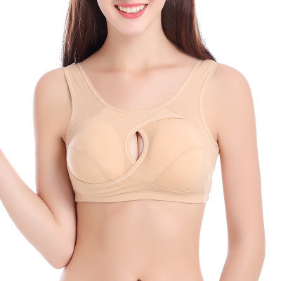 Fashi Glow Cotton Anti-Expansion Anti-Sag Sports Bra