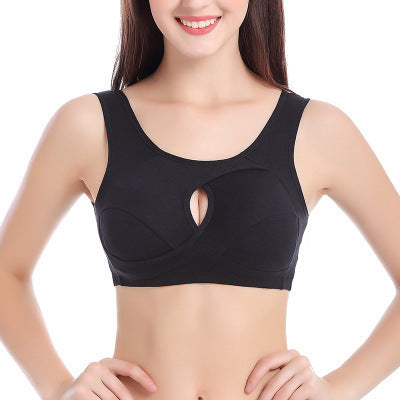 Fashi Glow Cotton Anti-Expansion Anti-Sag Sports Bra