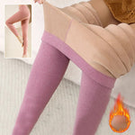 Fashi Glow Warm Cashmere Leggings  Winter Slim Fit Thermal Pants for Women’s