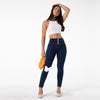Fashi Glow Four-Button Fitness Jeans – Butt Lifting High Waist Denim for Women’s Active & Casual Style