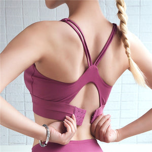 Fashi Glow Adjustable Back Sports Bra Supportive, Breathable, Custom Fit for Yoga, Running & Everyday