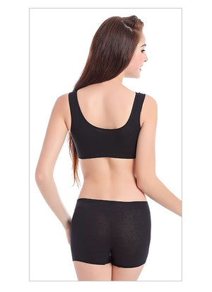 Fashi Glow Cotton Anti-Expansion Anti-Sag Sports Bra