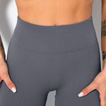 Fashi Glow Butt Lifting Yoga Leggings – High Waist Tummy Control Ruched Booty Pants,