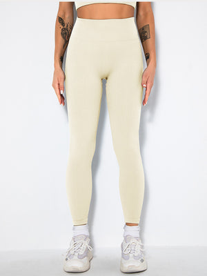 Fashi Glow Butt Lifting Yoga Leggings – High Waist Tummy Control Ruched Booty Pants,