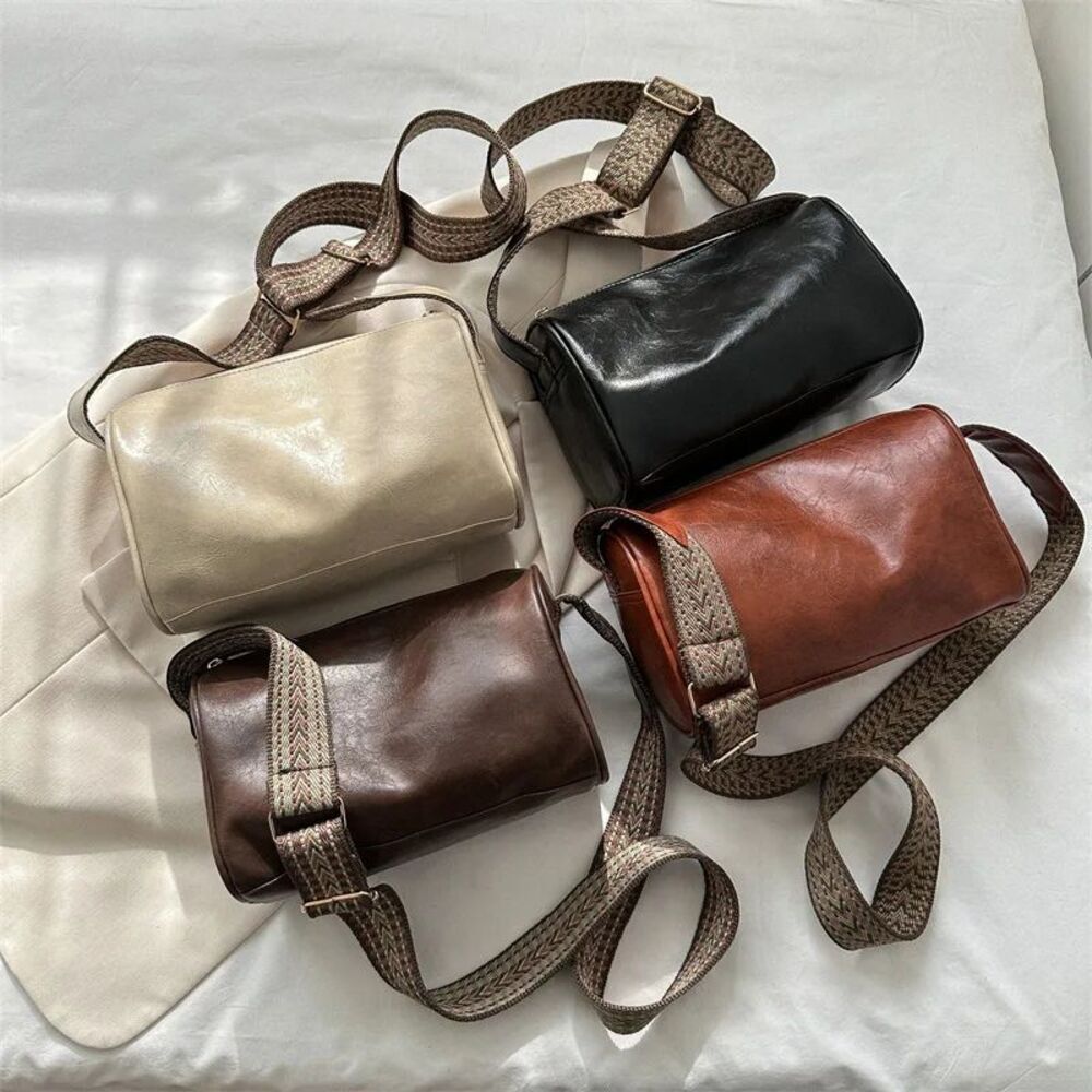 Fashi Glow Vintage PU Leather Handbag Women’s Boston Shoulder Tote, Designe