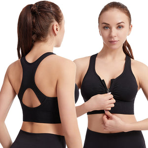 Fashi Glow Shockproof Push-Up Sports Bra – Plus Size, High Support, Breathable Fit for Running, Yoga & Intense Workouts