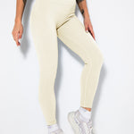 Fashi Glow Butt Lifting Yoga Leggings – High Waist Tummy Control Ruched Booty Pants,