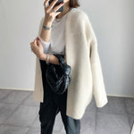 Fashi Glow Single Breasted Cardigan  Women’s Solid