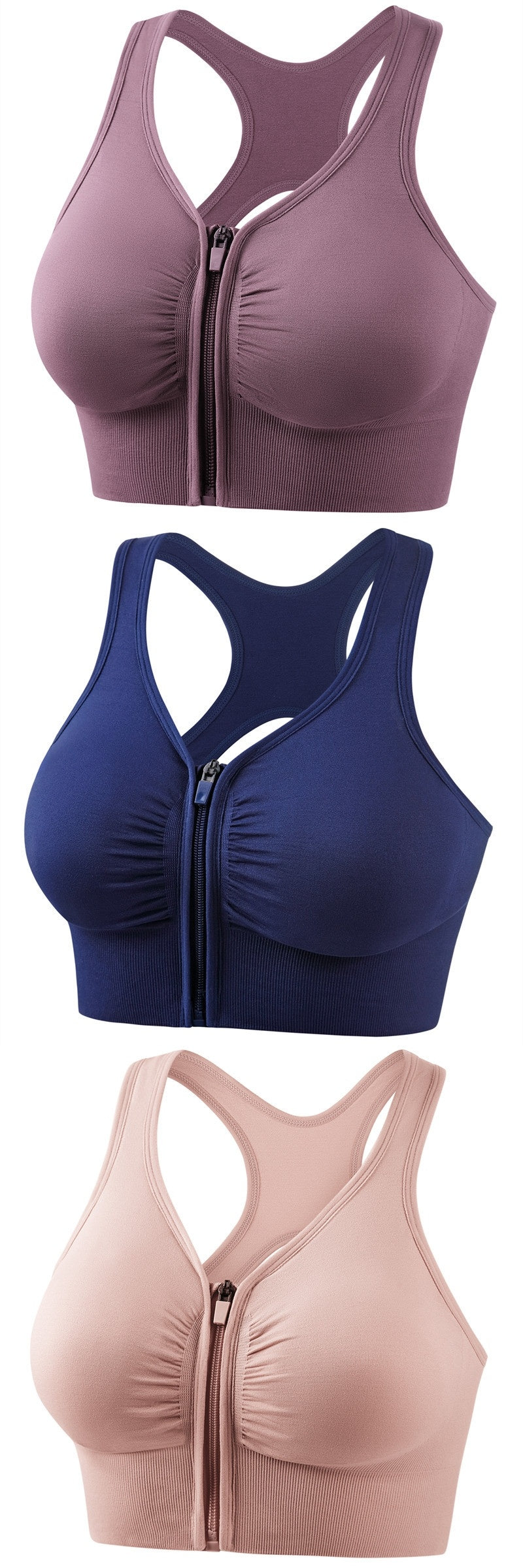 Fashi Glow Shockproof Push-Up Sports Bra – Plus Size, High Support, Breathable Fit for Running, Yoga & Intense Workouts