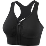 Fashi Glow Shockproof Push-Up Sports Bra – Plus Size, High Support, Breathable Fit for Running, Yoga & Intense Workouts