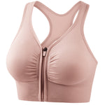 Fashi Glow Shockproof Push-Up Sports Bra – Plus Size, High Support, Breathable Fit for Running, Yoga & Intense Workouts