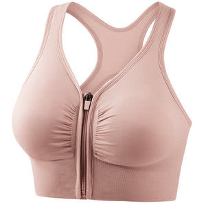 Fashi Glow Shockproof Push-Up Sports Bra – Plus Size, High Support, Breathable Fit for Running, Yoga & Intense Workouts