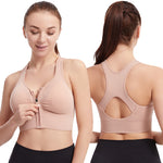 Fashi Glow Shockproof Push-Up Sports Bra – Plus Size, High Support, Breathable Fit for Running, Yoga & Intense Workouts