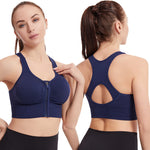 Fashi Glow Shockproof Push-Up Sports Bra – Plus Size, High Support, Breathable Fit for Running, Yoga & Intense Workouts