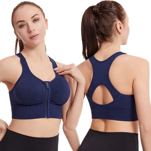 Fashi Glow Shockproof Push-Up Sports Bra – Plus Size, High Support, Breathable Fit for Running, Yoga & Intense Workouts