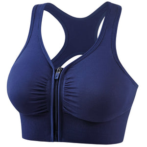 Fashi Glow Shockproof Push-Up Sports Bra – Plus Size, High Support, Breathable Fit for Running, Yoga & Intense Workouts