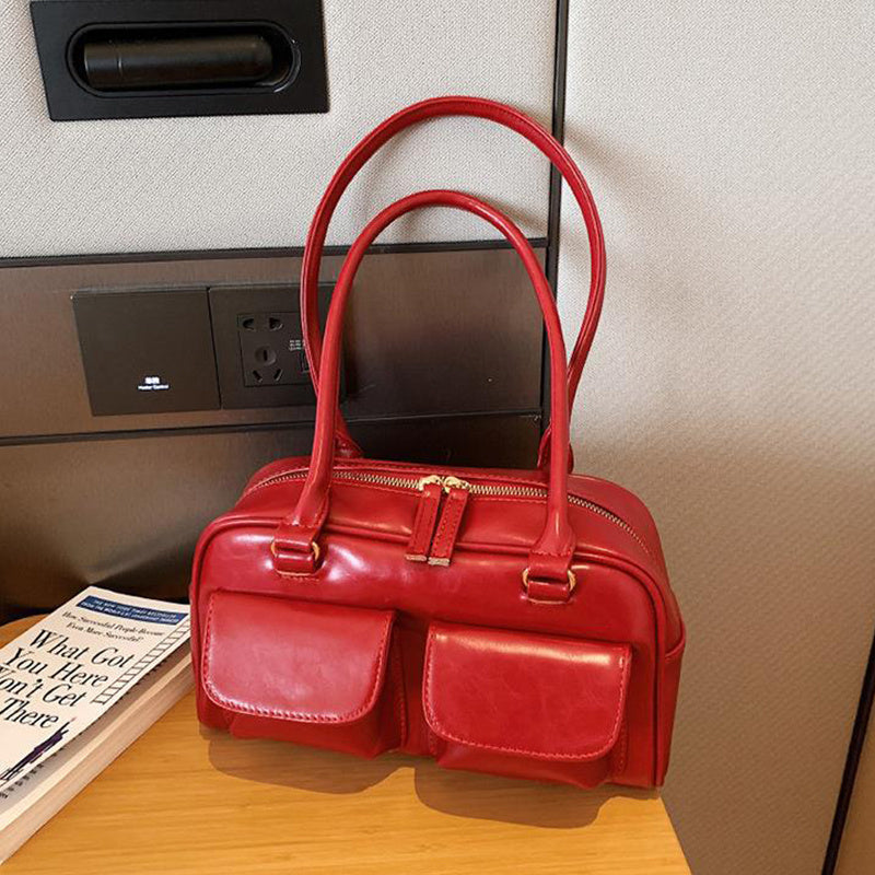 Fashi Glow Multi-Pocket Design Shoulder Bag