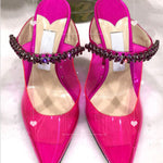 Fashi Glow Rhinestone Transparent Stiletto Heels Crystal-Clear Glamour for Parties