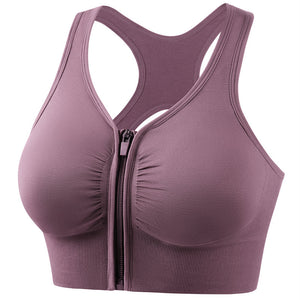 Fashi Glow Shockproof Push-Up Sports Bra – Plus Size, High Support, Breathable Fit for Running, Yoga & Intense Workouts
