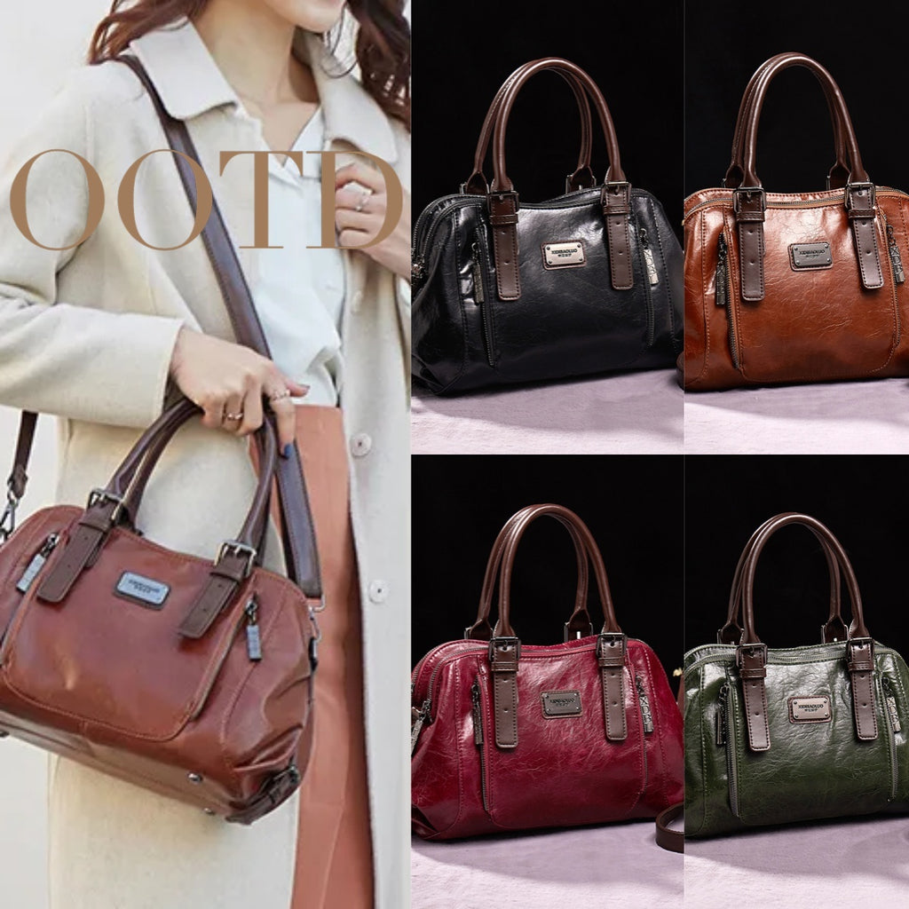 Fashi Glow Genuine Leather Handbags  Women's Crossbody, Shoulder & Tote Bags for Elegant Everyday Style