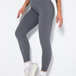 Fashi Glow Butt Lifting Yoga Leggings – High Waist Tummy Control Ruched Booty Pants,