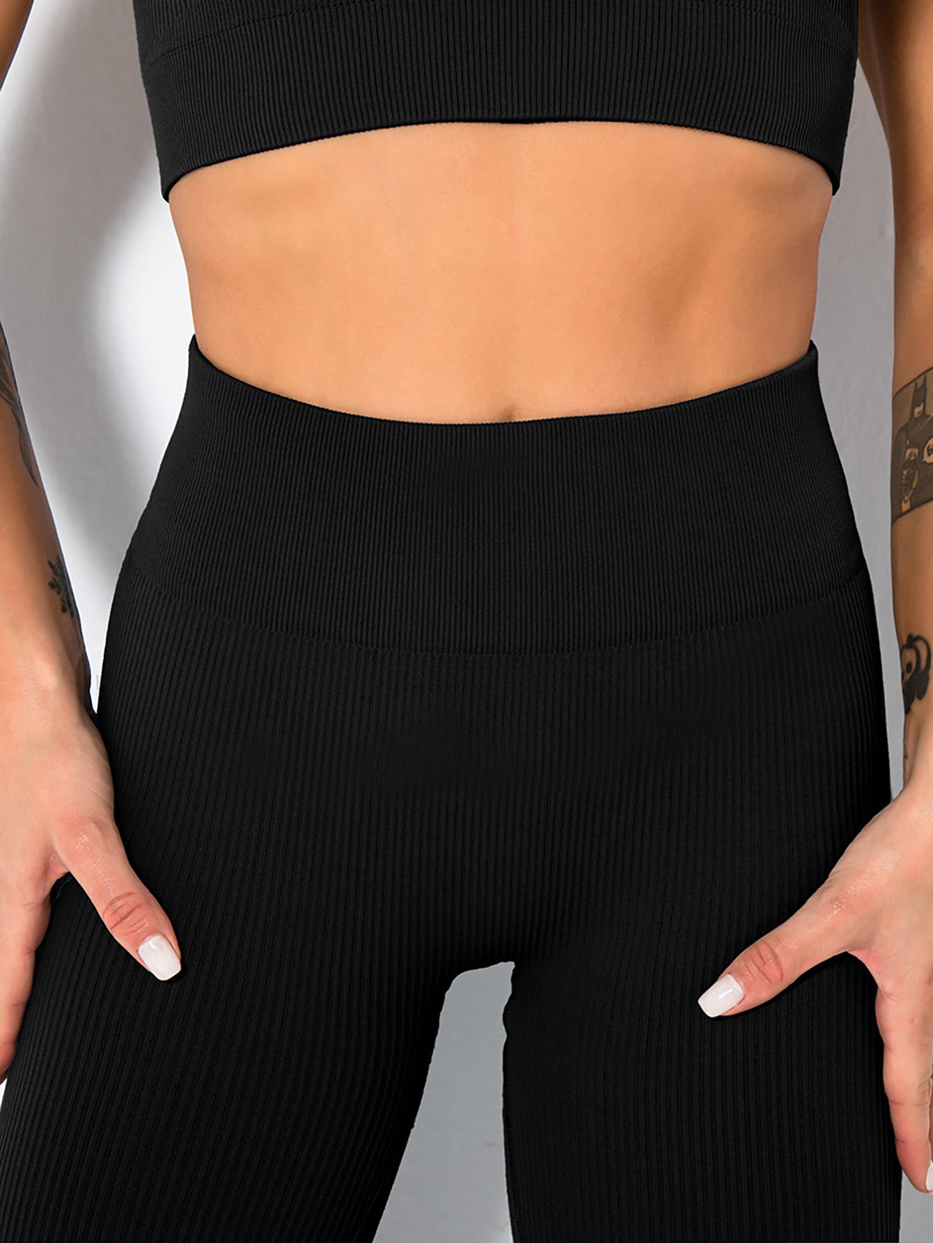 Fashi Glow Butt Lifting Yoga Leggings – High Waist Tummy Control Ruched Booty Pants,