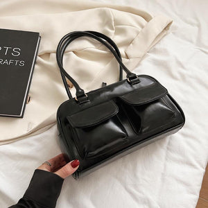 Fashi Glow Multi-Pocket Design Shoulder Bag