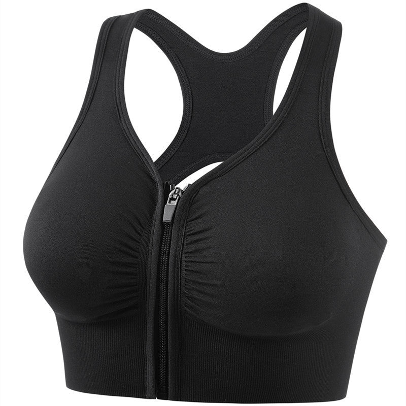 Fashi Glow Shockproof Push-Up Sports Bra – Plus Size, High Support, Breathable Fit for Running, Yoga & Intense Workouts