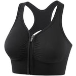 Fashi Glow Shockproof Push-Up Sports Bra – Plus Size, High Support, Breathable Fit for Running, Yoga & Intense Workouts